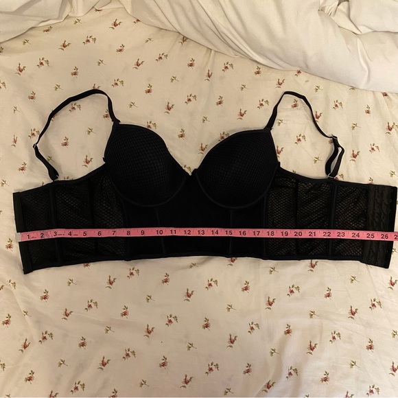 *SOLD* morbid threads fishnet bra top - Picture 5 of 6